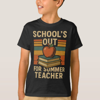 Die Schule ist im Sommer draußen T-Shirt