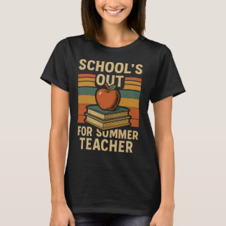Die Schule ist im Sommer draußen T-Shirt