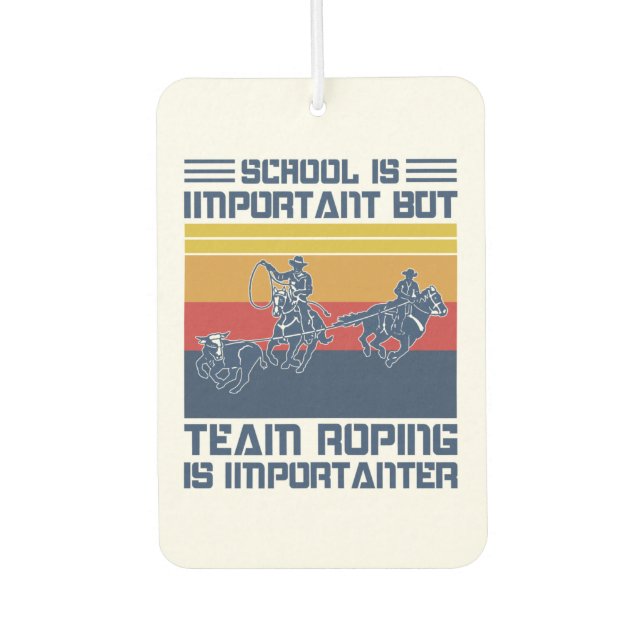 Die Schule ist wichtig, aber das Teamrennen ist wi Autolufterfrischer (Vorderseite)