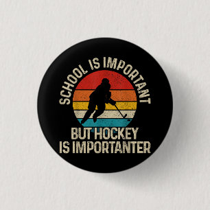 Die Schule ist wichtig, aber Hockey ist wichtig fü Button