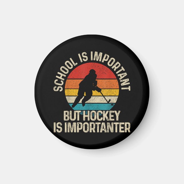Die Schule ist wichtig, aber Hockey ist wichtig fü Magnet (Vorne)