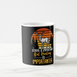 Die Schule und die Jagdgrafik für Mädchen und Jung Kaffeetasse