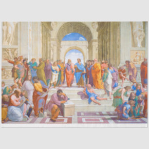 Die Schule von Athen, Raphael Seidenpapier