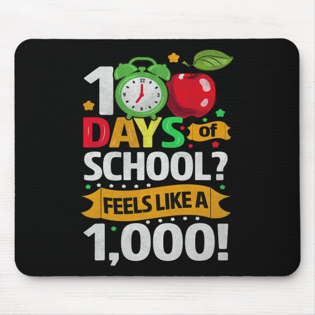 Die Schultage sind wie ein 1 Mousepad (Vorne)