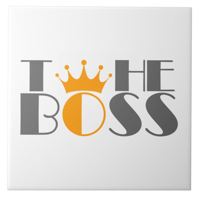 Die Schürze der Boss-Krone für Erwachsene Fliese (Vorderseite)