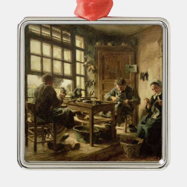 Die Schuster, 1880 Ornament Aus Metall (Vorne)