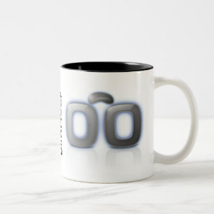 Die Schutzbrillen-Tasse Zweifarbige Tasse
