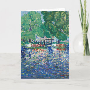 Die Schwanenboote   George Luks Karte