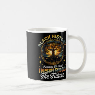 Die schwarze Geschichte Inspiriere das Melanin der Kaffeetasse