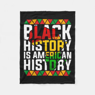 Die schwarze Geschichte ist das patriotische Afrik Fleecedecke