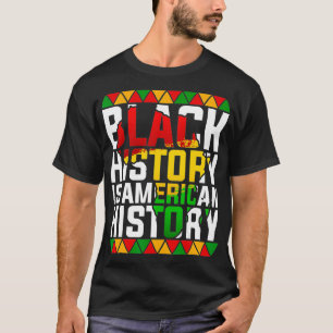 Die schwarze Geschichte ist das patriotische Afrik T-Shirt