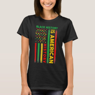 Die schwarze Geschichte ist das patriotische Afrik T-Shirt