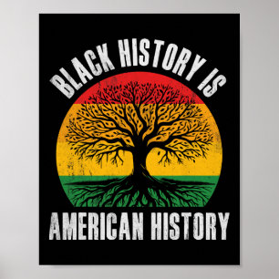 Die schwarze Geschichte ist die amerikanische Gesc Poster