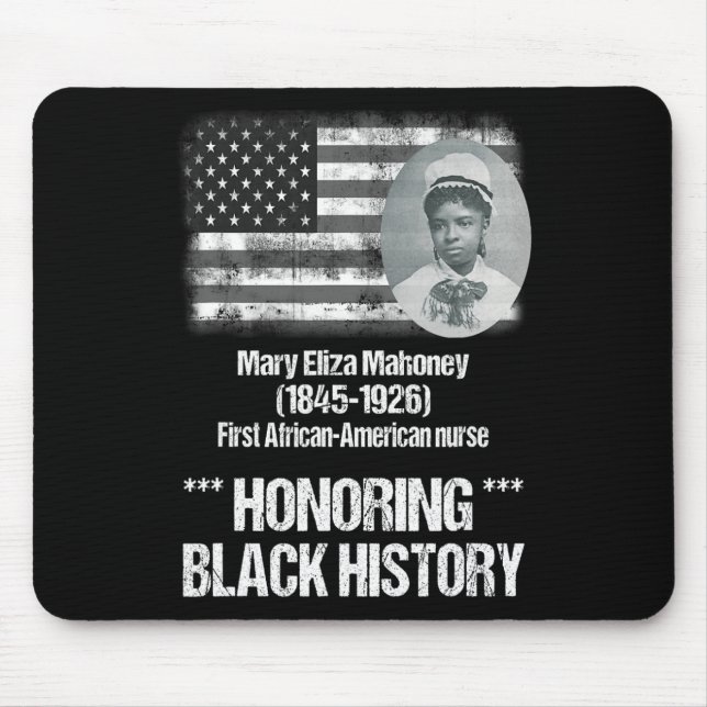 Die schwarze Geschichte mit der ersten afrikanisch Mousepad (Vorne)