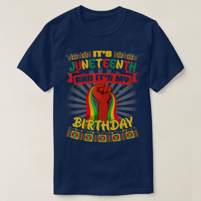 Die schwarze Junet aus dem 19. Jahrhundert und mei T-Shirt (Design vorne)