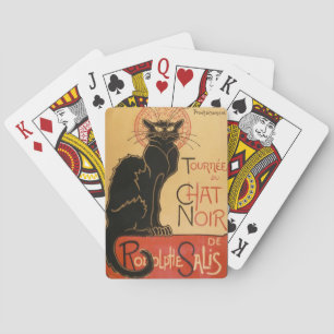 "Die schwarze Katze" Le Chat Noir Spielkarten