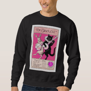 Die schwarze Katze Sweatshirt