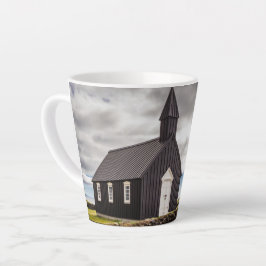 Die Schwarze Kirche Budir, Island Milchtasse