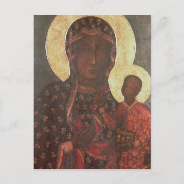 Die Schwarze Madonna von Jasna Gora Postkarte (Vorderseite)