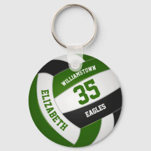 Die schwarze Mannschaft spielt Jungs Volleyball