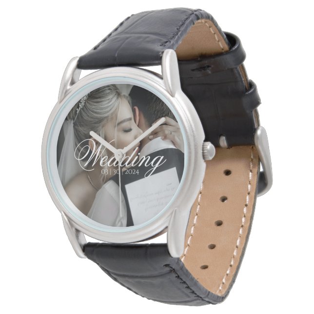 Die Schwarze Suite - Hochzeitschau Armbanduhr (Schrägansicht)