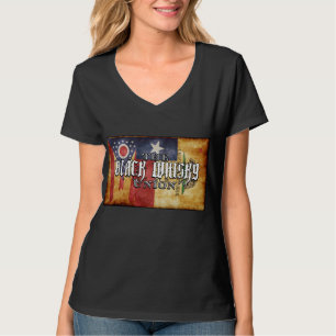 Die schwarze Whisky-Gewerkschaft "3 Staats-" T - T-Shirt
