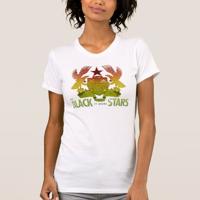 Die schwarzen Sterne von Ghana T-Shirt (Vorderseite)