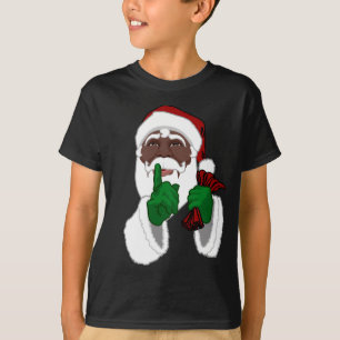 Die schwarzen Weihnachtshemden des afrikanischen W T-Shirt