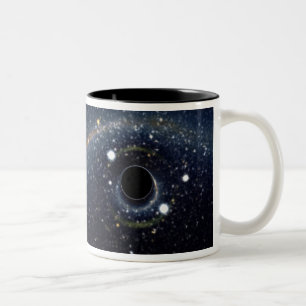 Die schwarzes Locheinstein-Ring NASA Zweifarbige Tasse