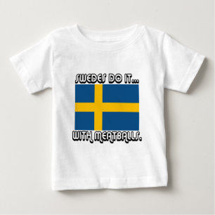 Die Schweden tun es... mit Fleischbällen Baby T-shirt