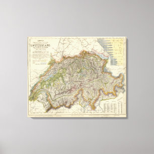 Die Schweiz 10 Leinwanddruck