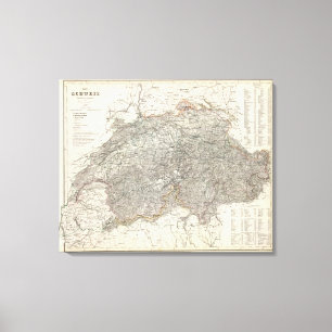 Die Schweiz 12 Leinwanddruck