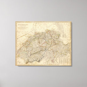 Die Schweiz 13 Leinwanddruck