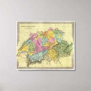 Die Schweiz 14 Leinwanddruck