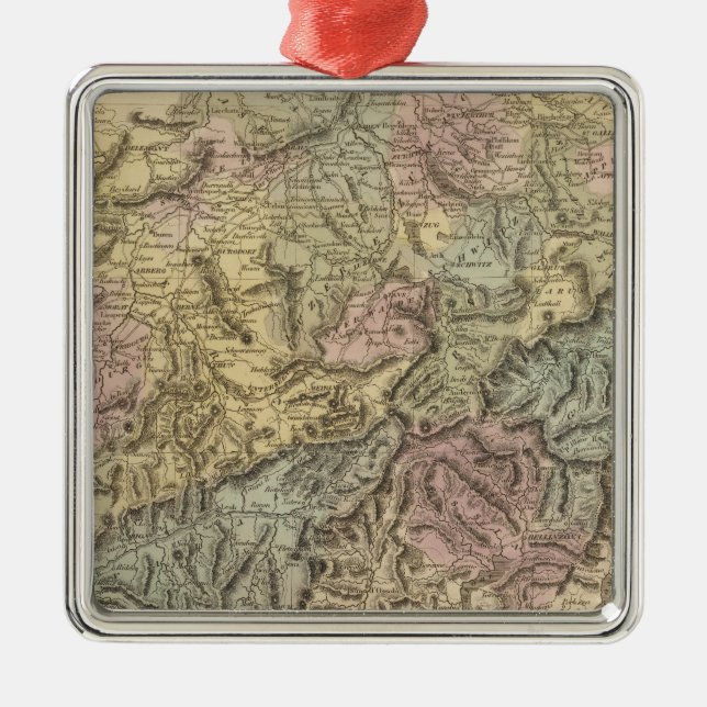 Die Schweiz 16 Silbernes Ornament (Vorne)
