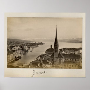 Die Schweiz 1908, Zürich Poster