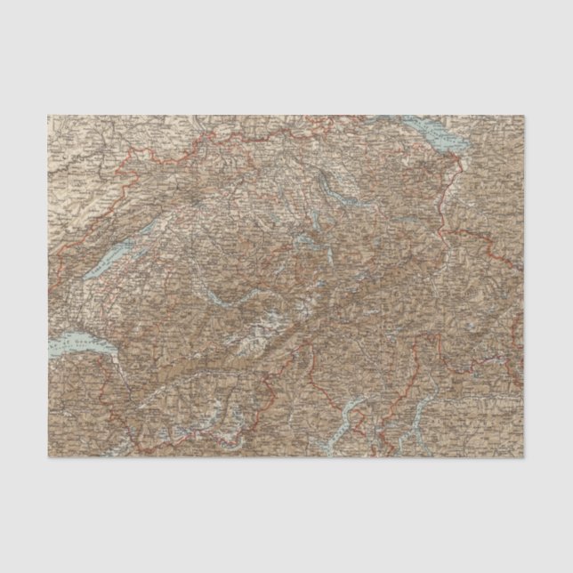 Die Schweiz 25 Seidenpapier (Vorderseite)