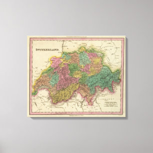 Die Schweiz 3 Leinwanddruck