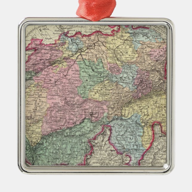 Die Schweiz 4 Ornament Aus Metall (Vorne)