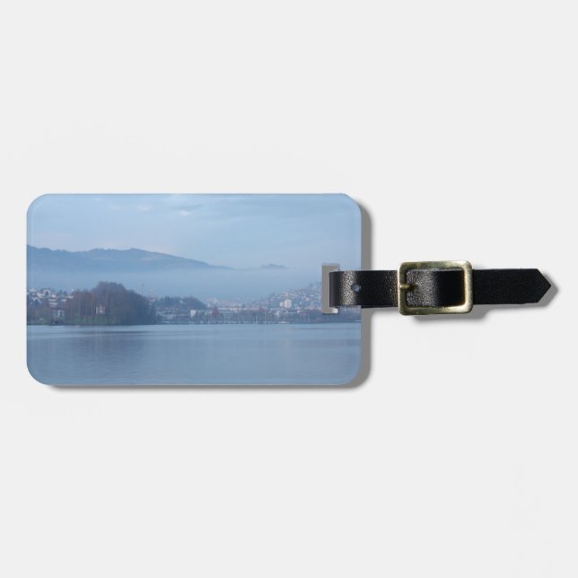 Die Schweiz-Berge Gepäckanhänger (Vorderseite horizontal)