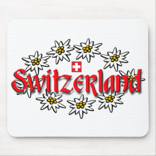 Die Schweiz Edelweiss Mousepad