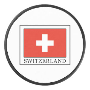 Die Schweiz Eishockey Puck