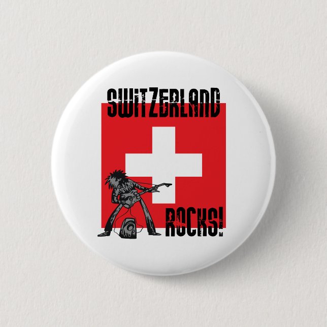 Die Schweiz-Felsen Button (Vorderseite)