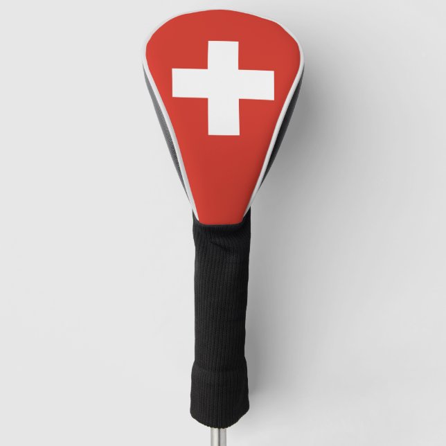 Die Schweiz-Flagge Golf Headcover (Vorderseite)