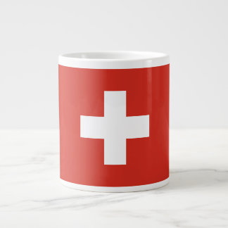 Die Schweiz-Flagge Jumbo-Tasse