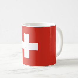 Die Schweiz-Flagge Kaffeetasse