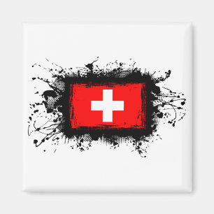 Die Schweiz-Flagge Magnet