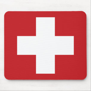 Die Schweiz-Flagge Mousepad