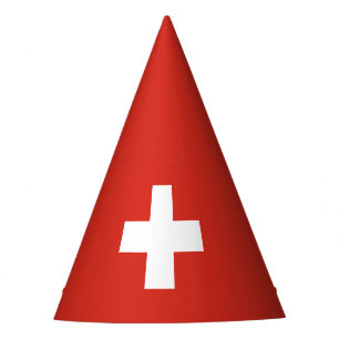 Die Schweiz-Flagge Partyhütchen