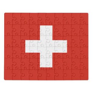 Die Schweiz-Flagge Puzzle